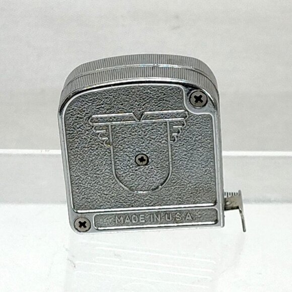 Lufkin Super Mezurall 12 ft White Clad Measuring Tape No. W9312 Made USA 1970s - Picture 2 of 7